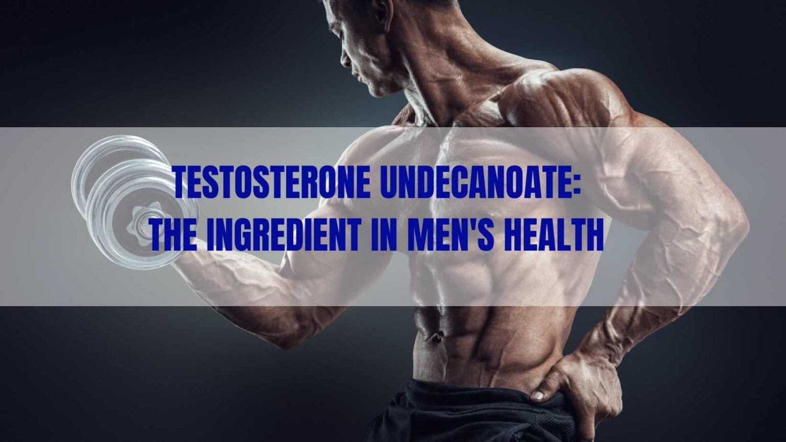 Testosterone Undecanoate: The Ingredient in Men's Health - Washington ...